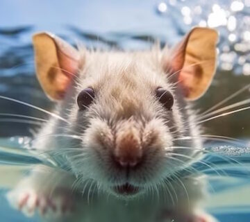 Can mice swim