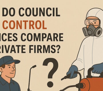 How Do Council Pest Control Services Compare to Private Firms?