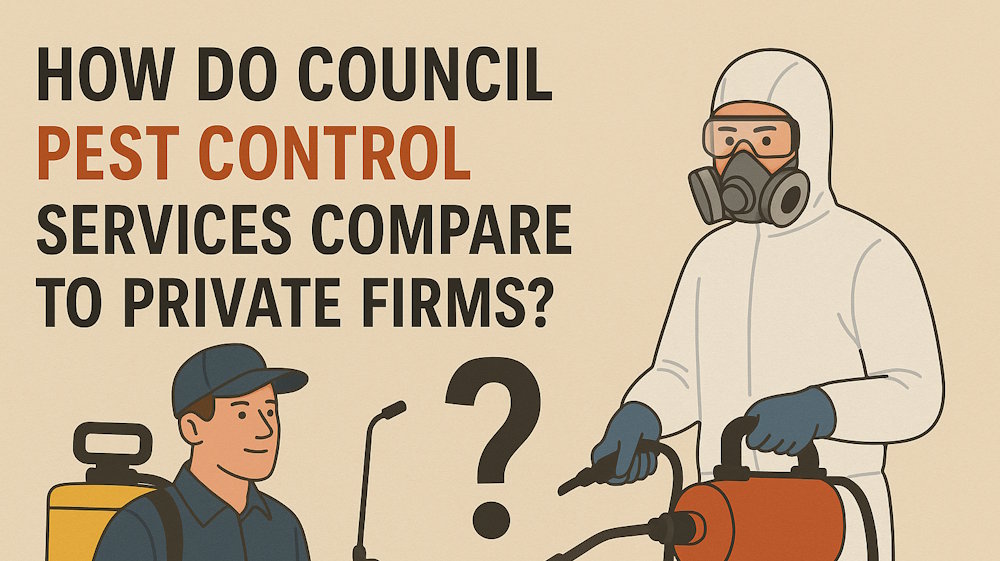 How Do Council Pest Control Services Compare to Private Firms?