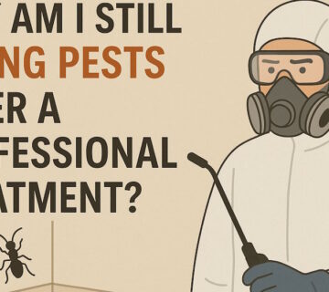 Why Am I Still Seeing Pests After a Professional Treatment?